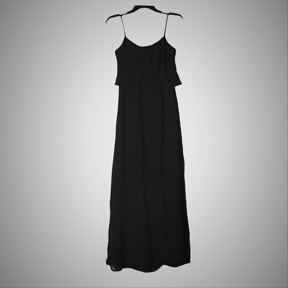 Sheer Black Maxi Dress Sz Juniors S